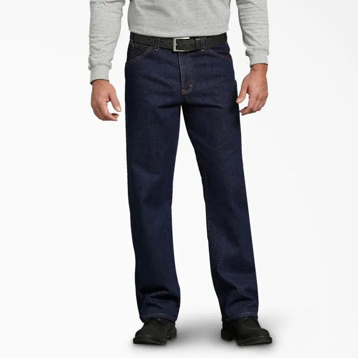 Dickies Jeans Regular Fit Jeans Rinsed Indigo Blue Rinsed Indigo Blue rnb 8211 Men
