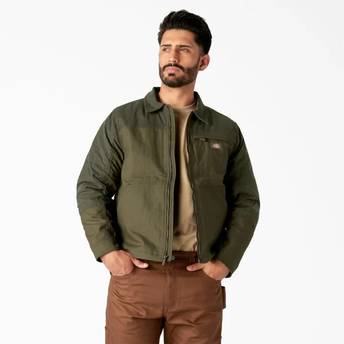 Dickies Outerwear Waxed Canvas Service Jacket Moss Green Moss Green ms 8211 Men