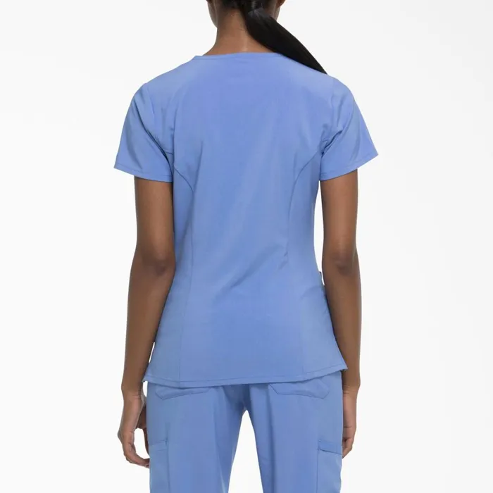 Dickies Scrubs Women039s EDS Essentials VNeck Scrub Top Ceil Blue Ceil Blue cbl 8211 Women Dickies Scrubs Women039s EDS Essentials VNeck Scrub Top Ceil Blue Ceil Blue cbl 8211 Women
