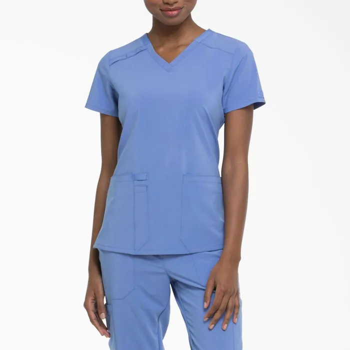 Dickies Scrubs Women039s EDS Essentials VNeck Scrub Top Ceil Blue Ceil Blue cbl 8211 Women Dickies Scrubs Women039s EDS Essentials VNeck Scrub Top Ceil Blue Ceil Blue cbl 8211 Women