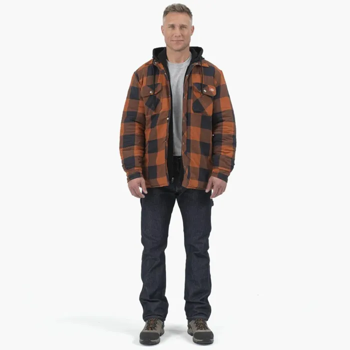 Dickies Shirt Jackets Flannel Hooded Shirt Jacket Gingerbread Buffalo Plaid Gingerbread Buffalo Plaid gpb 8211 Men Dickies Shirt Jackets Flannel Hooded Shirt Jacket Gingerbread Buffalo Plaid Gingerbread Buffalo Plaid gpb 8211 Men