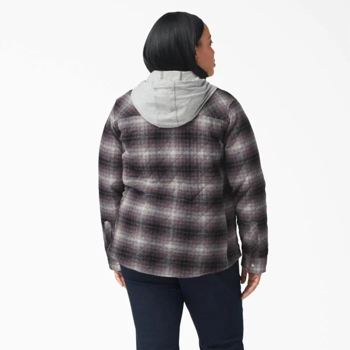 Dickies Shirt Jackets Womens Plus Flannel Hooded Shirt Jacket Dusty PurpleBlack Ombre Plaid Dusty Purpleblack Ombre Plaid b1e 8211 Women Dickies Shirt Jackets Womens Plus Flannel Hooded Shirt Jacket Dusty PurpleBlack Ombre Plaid Dusty Purpleblack Ombre Plaid b1e 8211 Women