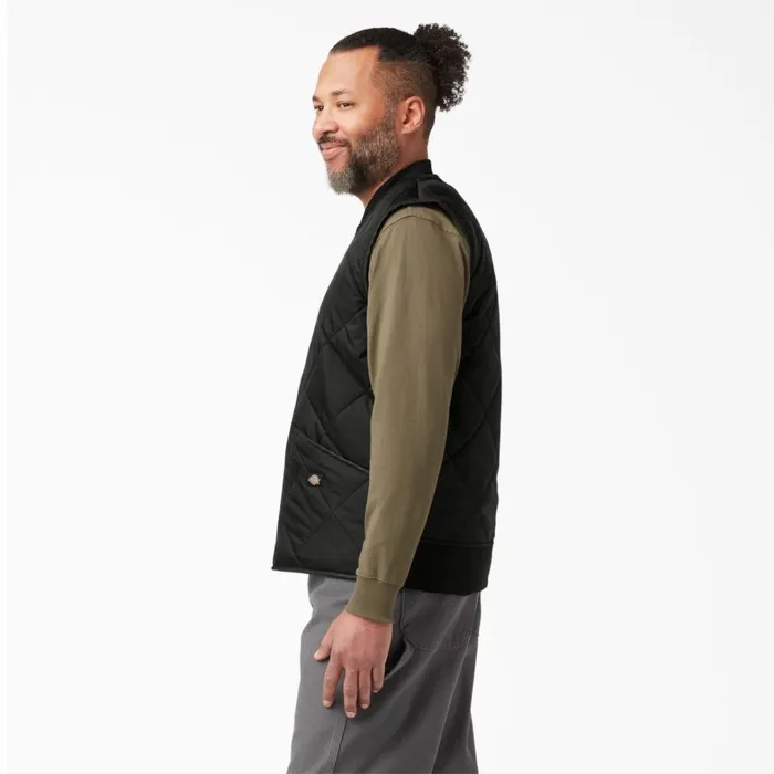 Dickies Vests Diamond Quilted Vest Black Black bk 8211 Men Dickies Vests Diamond Quilted Vest Black Black bk 8211 Men