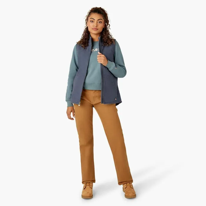 Dickies Vests Women039s Fleece Lined Duck Canvas Vest Rinsed Diesel Gray Rinsed Diesel Gray ryg 8211 Women Dickies Vests Women039s Fleece Lined Duck Canvas Vest Rinsed Diesel Gray Rinsed Diesel Gray ryg 8211 Women