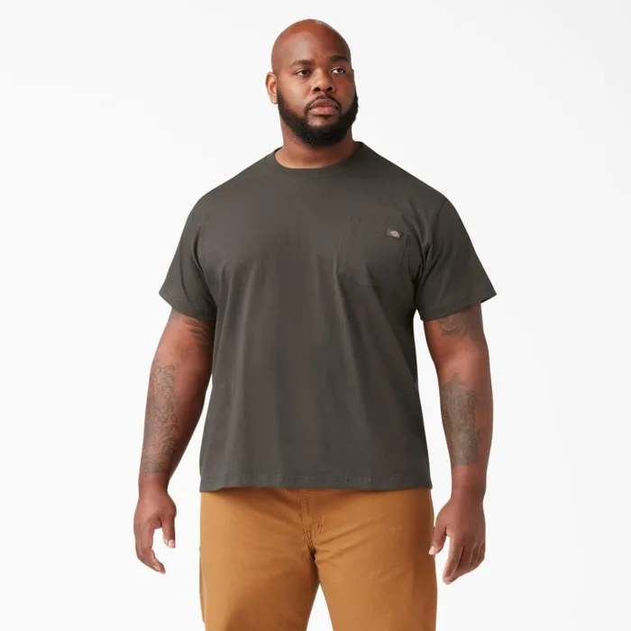 Dickies Work Shirts Heavyweight Short Sleeve Pocket TShirt Black Olive Black Olive bv 8211 Men Dickies Work Shirts Heavyweight Short Sleeve Pocket TShirt Black Olive Black Olive bv 8211 Men