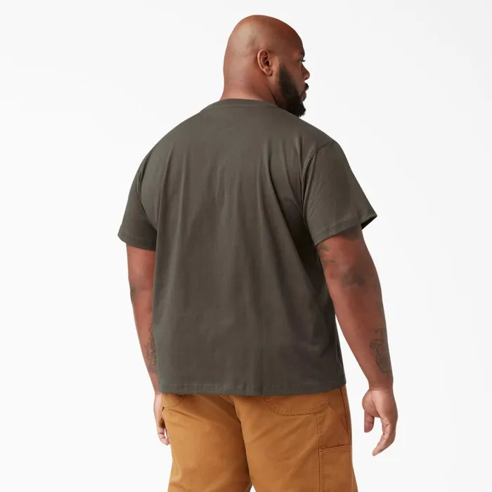 Dickies Work Shirts Heavyweight Short Sleeve Pocket TShirt Black Olive Black Olive bv 8211 Men Dickies Work Shirts Heavyweight Short Sleeve Pocket TShirt Black Olive Black Olive bv 8211 Men