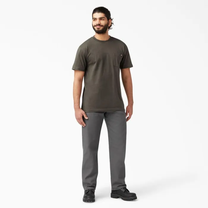 Dickies Work Shirts Heavyweight Short Sleeve Pocket TShirt Black Olive Black Olive bv 8211 Men Dickies Work Shirts Heavyweight Short Sleeve Pocket TShirt Black Olive Black Olive bv 8211 Men