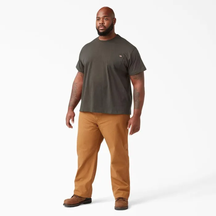 Dickies Work Shirts Heavyweight Short Sleeve Pocket TShirt Black Olive Black Olive bv 8211 Men Dickies Work Shirts Heavyweight Short Sleeve Pocket TShirt Black Olive Black Olive bv 8211 Men
