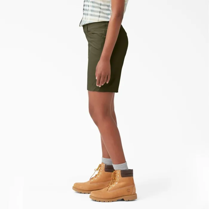 Dickies Work Shorts Women039s Cooling Relaxed Fit Shorts 9034 Military Green Military Green ml 8211 Women Dickies Work Shorts Women039s Cooling Relaxed Fit Shorts 9034 Military Green Military Green ml 8211 Women
