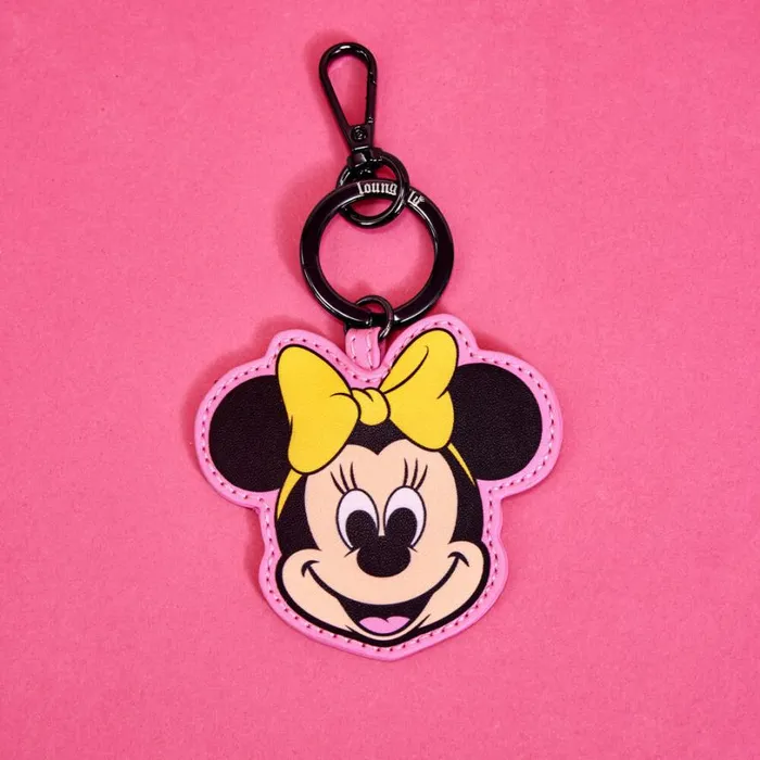 Disney100 Minnie Mouse Classic Bag Charm Unisex Loungefly Small Accessories Disney100 Minnie Mouse Classic Bag Charm Unisex Loungefly Small Accessories