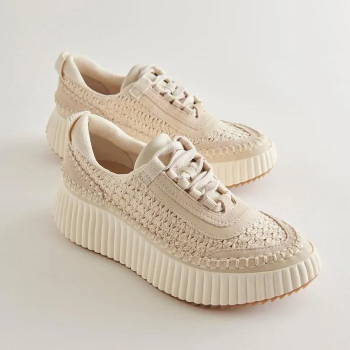 Dolce Vita Dolen Sneakers Sandstone Knit Women Sneakers