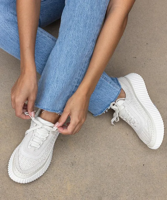 Dolce Vita Dolen Sneakers Sandstone Knit Women Sneakers