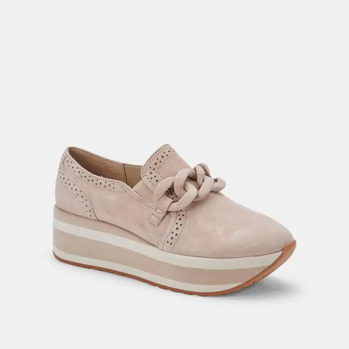 Dolce Vita Jhenee Sneakers Dune Suede Women Flats and Loafers
