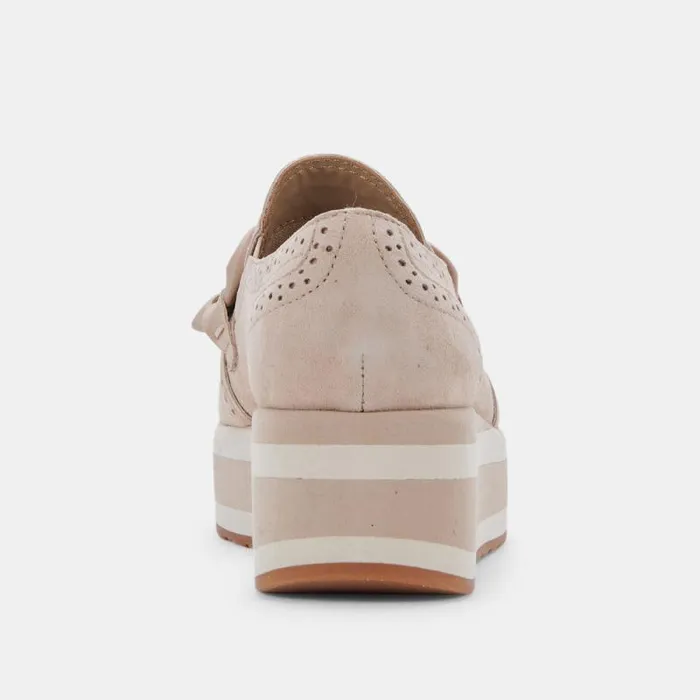 Dolce Vita Jhenee Sneakers Dune Suede Women Flats and Loafers