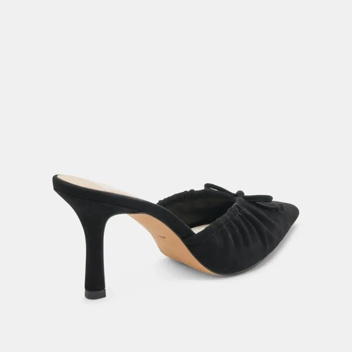 Dolce Vita Kairi Heels Onyx Suede Women Heels