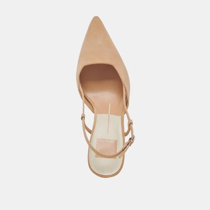 Dolce Vita Kim Heels Tan Suede Women Heels