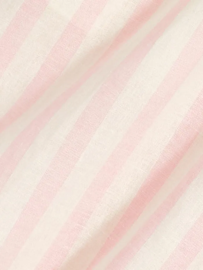 Draper James Extended Sizes Women Maddie Babydoll Dress In Pink Cabana Stripe