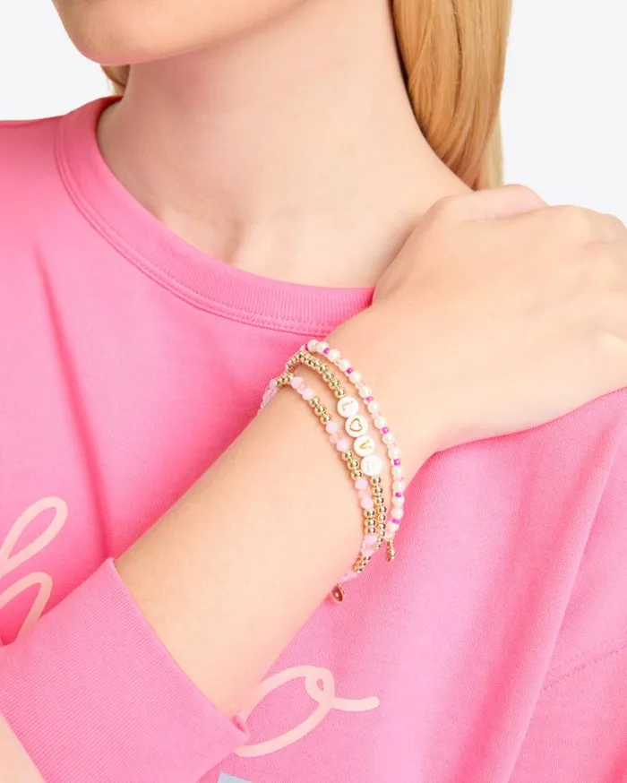 Draper James Jewelry Women Heart Stretch Bracelet Trio