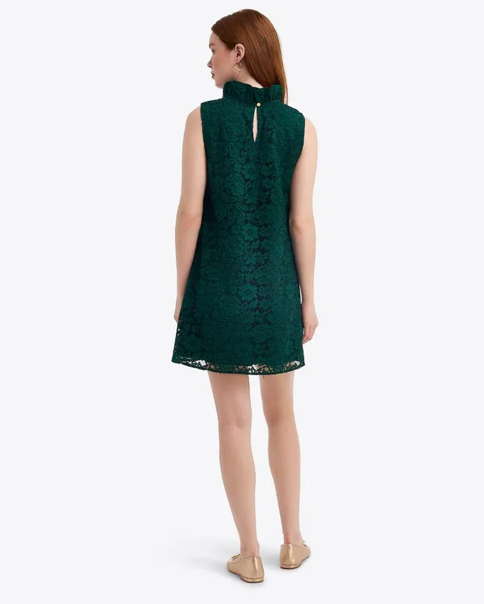 Draper James Mini Women Lindsay Sleeveless Shift Dress In Lace