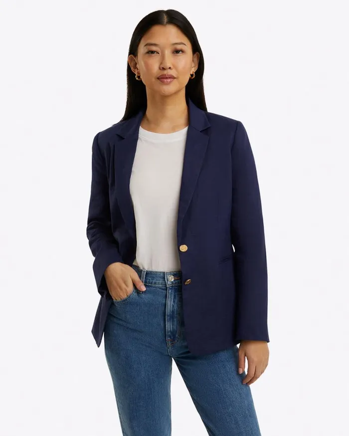 Draper James Tops Women Blazer In Linen