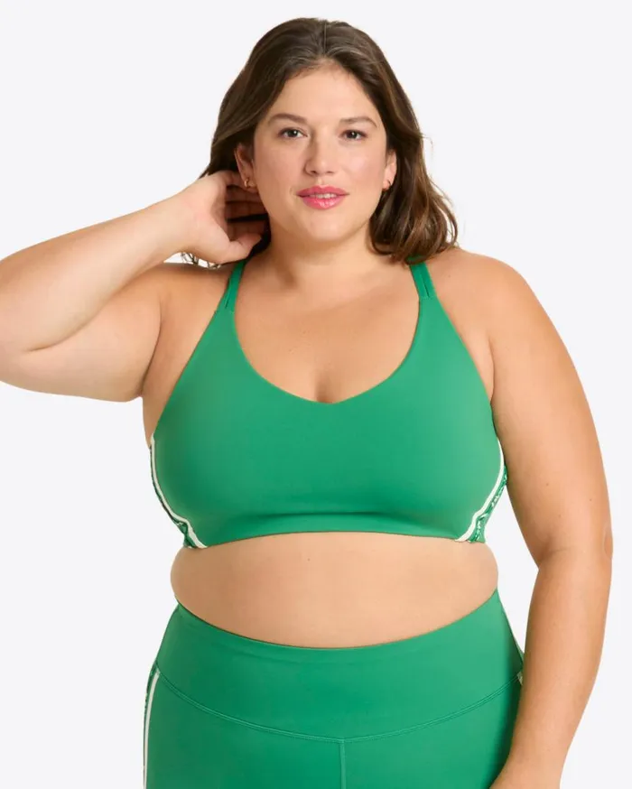 Draper James Tops Women Crossback Sports Bra In Green