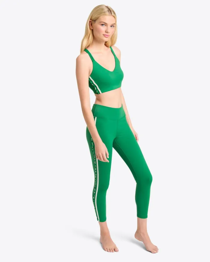 Draper James Tops Women Crossback Sports Bra In Green