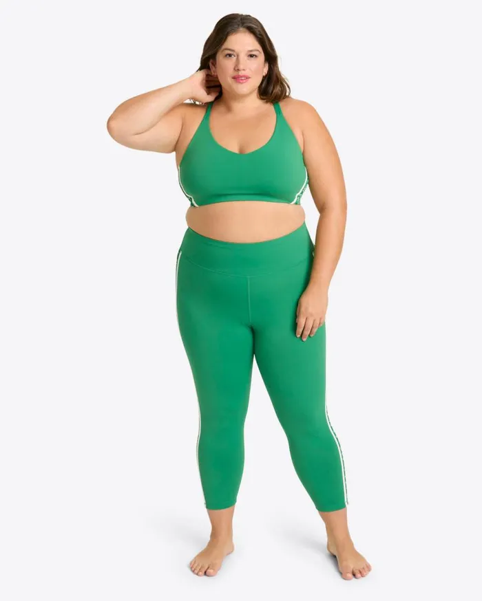 Draper James Tops Women Crossback Sports Bra In Green