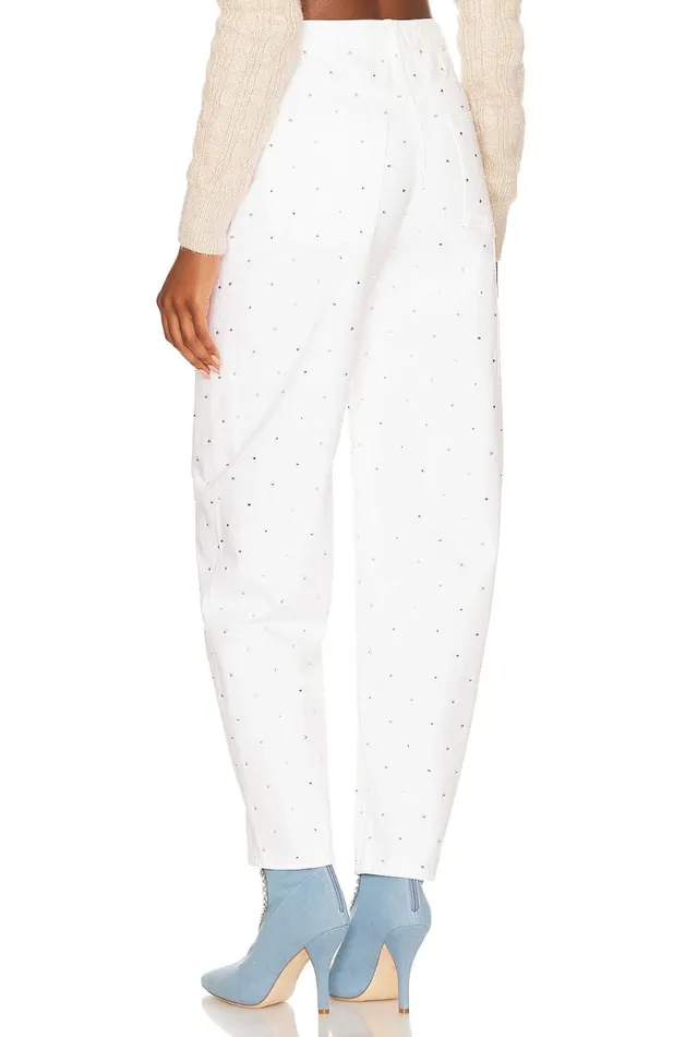 Easton High Rise Balloon Leg Castle Embellish Women Lovers and Friends Denim