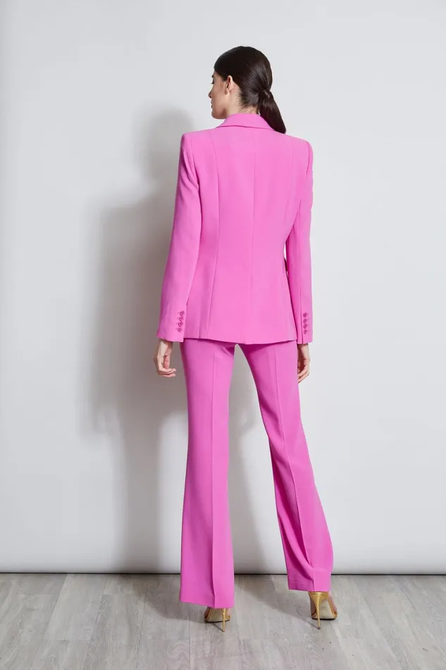 Elie Tahari Suiting Single Button Blazer Peony 8211 Women