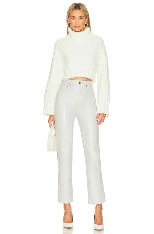 Feya Cropped Pullover Ivory Women Lovers and Friends Sweaters and Knits