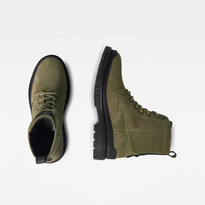 Footwear Men GStar RAW Blake High Suede Boots Combat