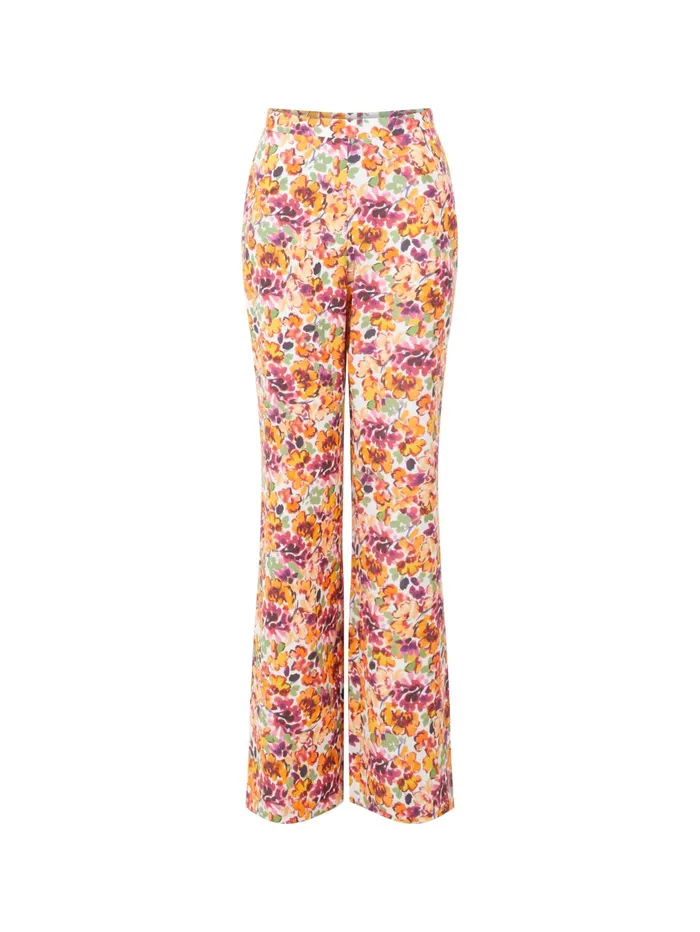 French Connection Brenna Harrie Trousers Melon Woman Coords
