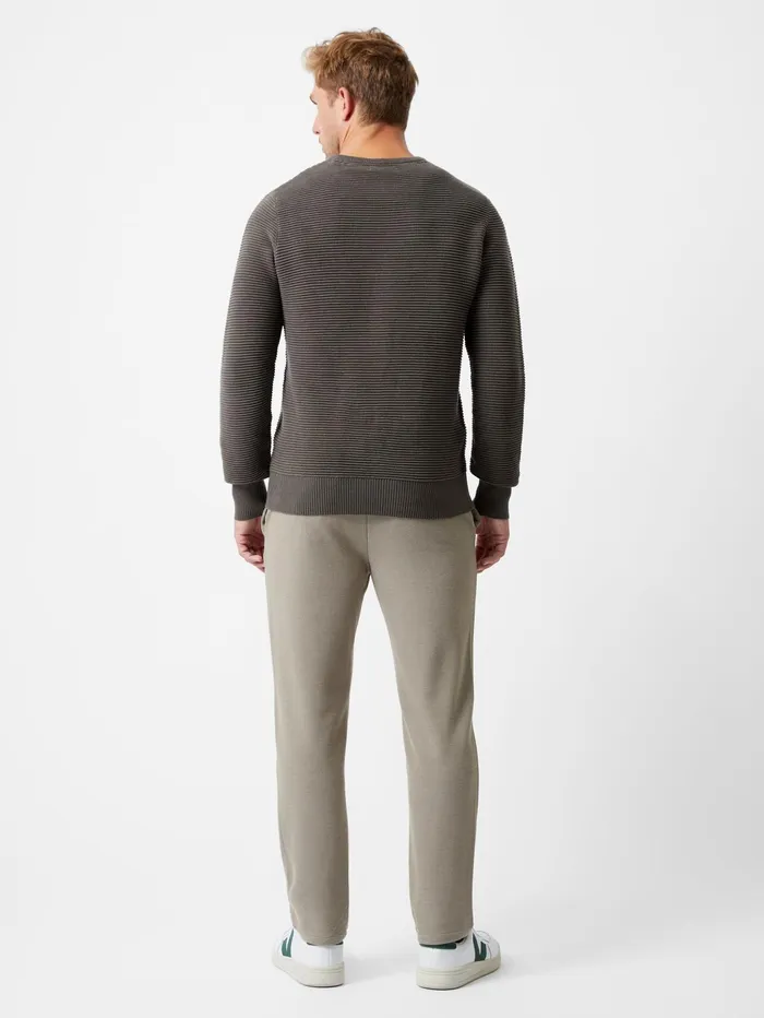 French Connection Ottoman Jumper Khaki Man Knitwear