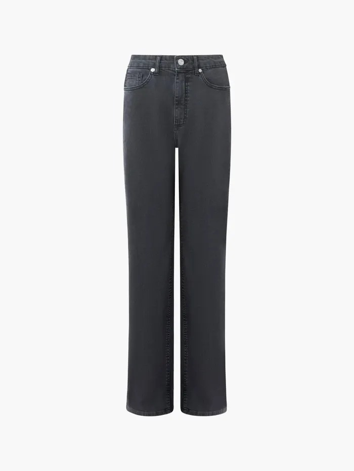 French Connection Toms Denim Mix Wash Jean Vintage BlackJust Black Woman Trousers