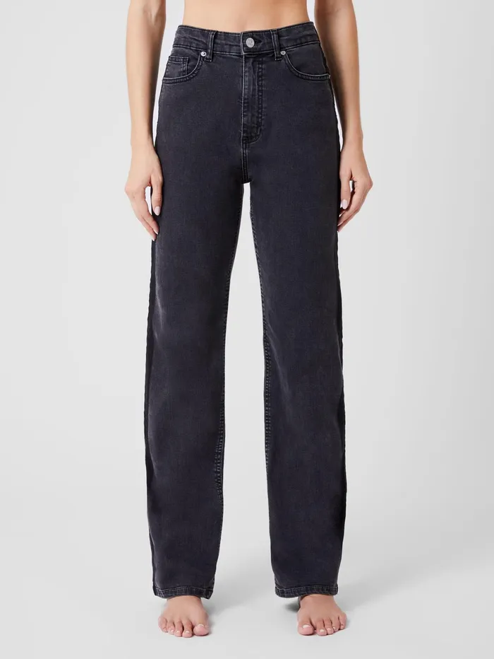 French Connection Toms Denim Mix Wash Jean Vintage BlackJust Black Woman Trousers