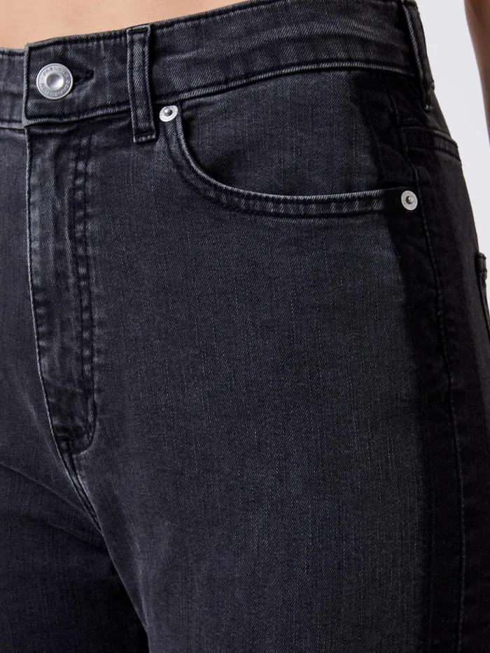 French Connection Toms Denim Mix Wash Jean Vintage BlackJust Black Woman Trousers