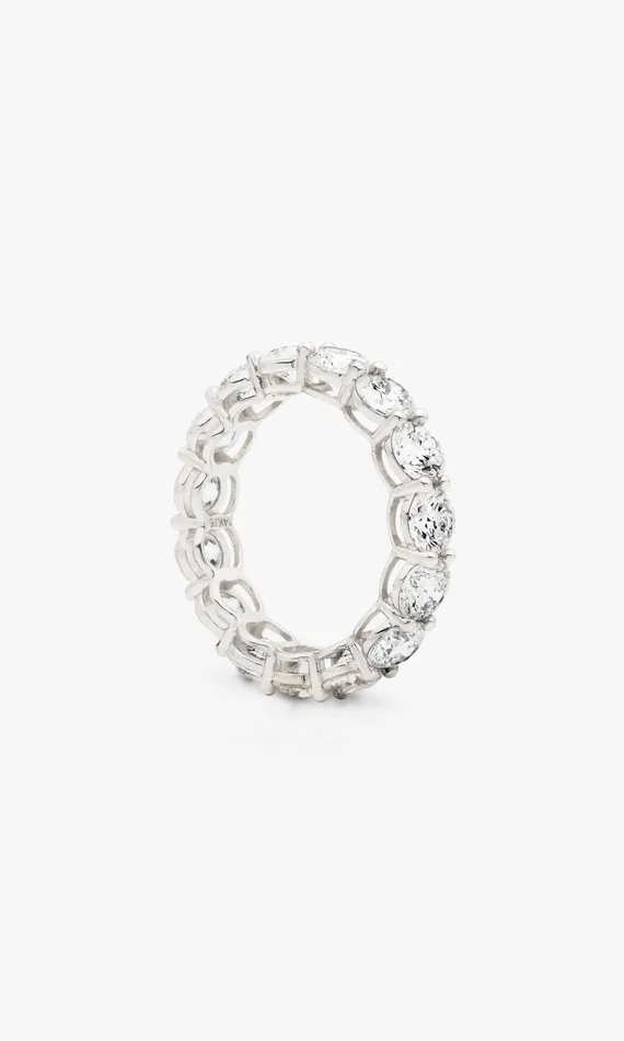 Generation Love Clothing The Forever Round Cut Band 493 Carats White Gold Women Fine Jewelry