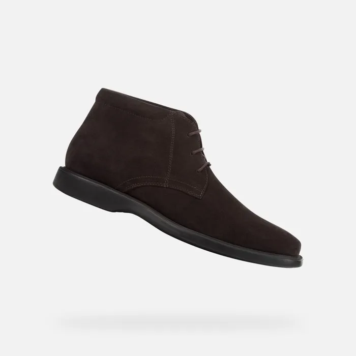 Geox Ankle Boots BRAYDEN 2FIT ABX D Waterproof Shoes Coffee Man Geox Coffee 8211 Man
