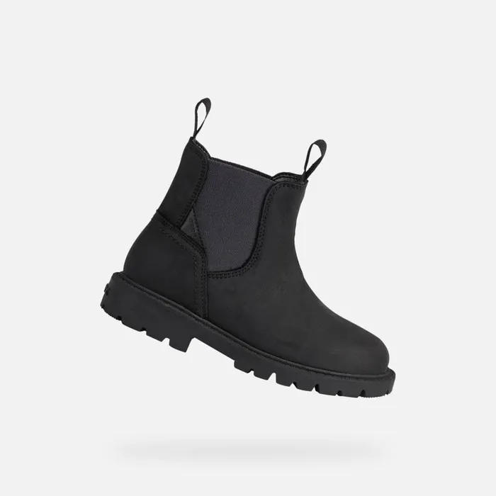 Geox Ankle Boots SHAYLAX A Chelsea Boots Black Kids UPPER CASUAL Blacknavy 8211 Kids
