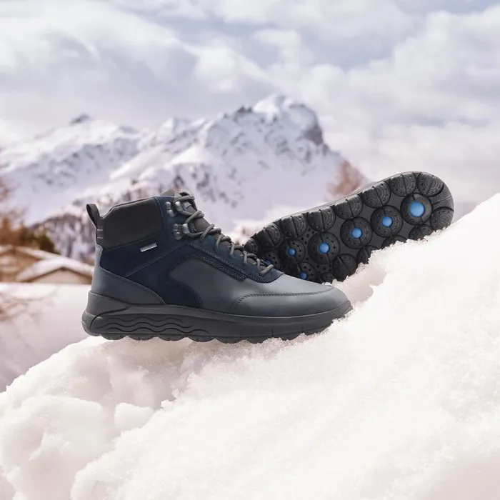 Geox Ankle Boots SPHERICA 4X4 ABX MAN Navy Waterproof Boots Navy 8211 Man