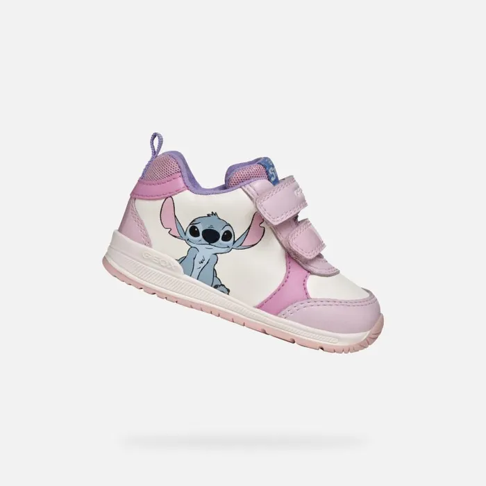 Geox First Steps RISHON BABY WhitePink LiloandStitch 8211 Disney Whitepink 8211 Kids