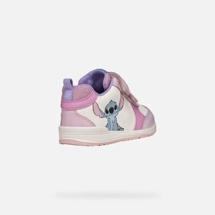 Geox First Steps RISHON BABY WhitePink LiloandStitch 8211 Disney Whitepink 8211 Kids