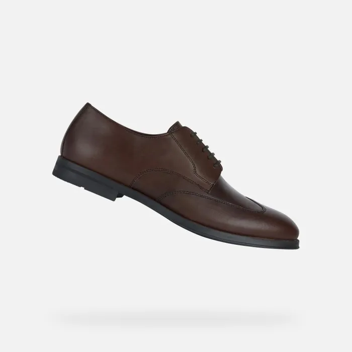 Geox Formal Shoes DECIO Men039s Brown Special Occasion Shoes Geox Dark Brown 8211 Man