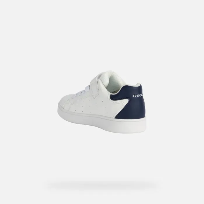 Geox Sneakers ECLYPER A Low Top Sneakers White Kids SPORT BASIC Whitenavy 8211 Kids