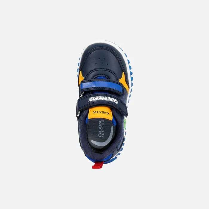 Geox Sneakers LIGHTYLOO BABY NavyRoyal Nintendo 8211 Supermario Navyroyal 8211 Kids