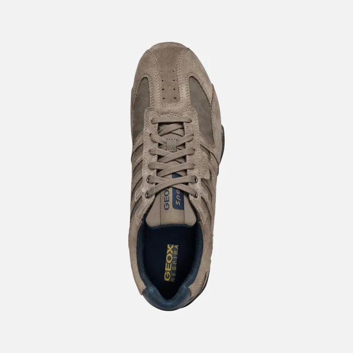 Geox Sneakers SNAKE MAN Dove Grey Low Top Sneakers Dove Grey 8211 Man