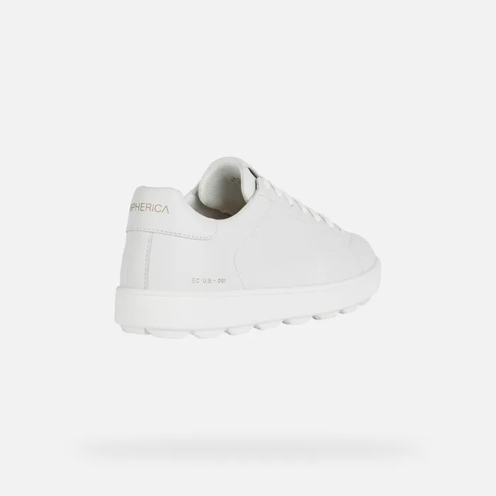 Geox Sneakers SPHERICA ECUB1 Men039s White Low Top Sneakers SS White 8211 Man