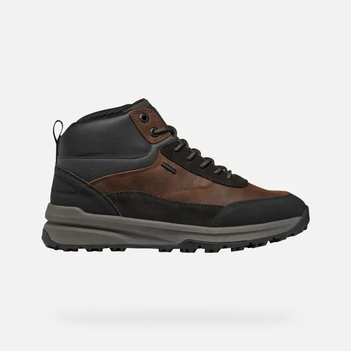 Geox Sneakers STERRATRAIL GRIP ABX MAN Dark Coffee Waterproof Trainers Dark Coffee 8211 Man