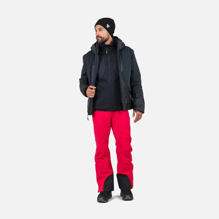 Herren Sweatshirts Und Pullover Rossignol Herrenfleecejacke Mit Durchgehendem Reiverschluss Diretta Black200