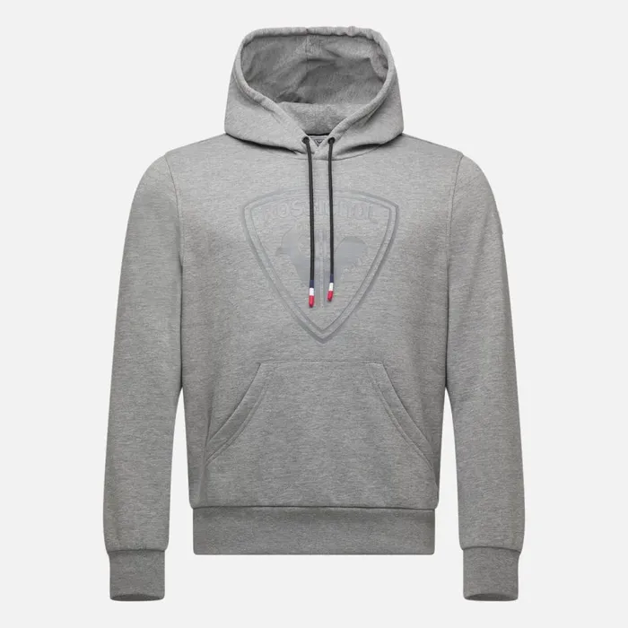 Herren Sweatshirts Und Pullover Rossignol Herrensweatshirt Mit Kapuze Und Logo Heathergrey280